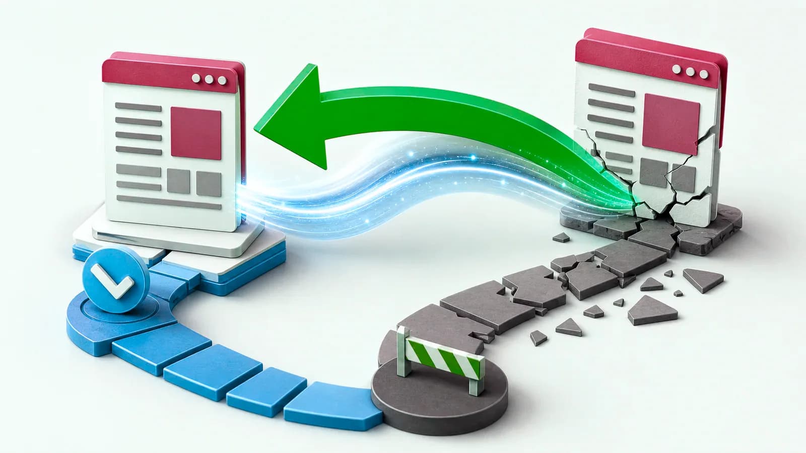 A structured site map guiding crawlers to every important page
