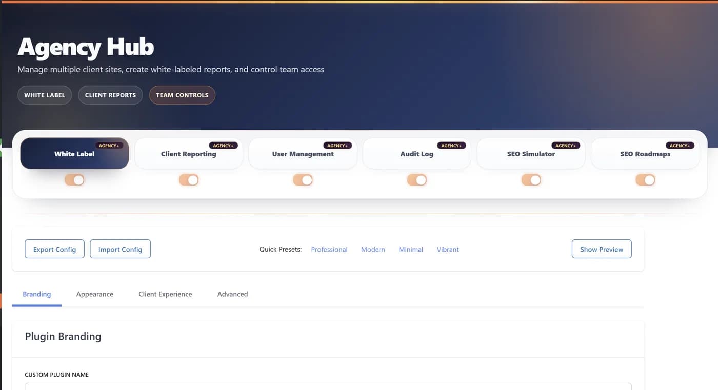 ProRank SEO User Management Interface