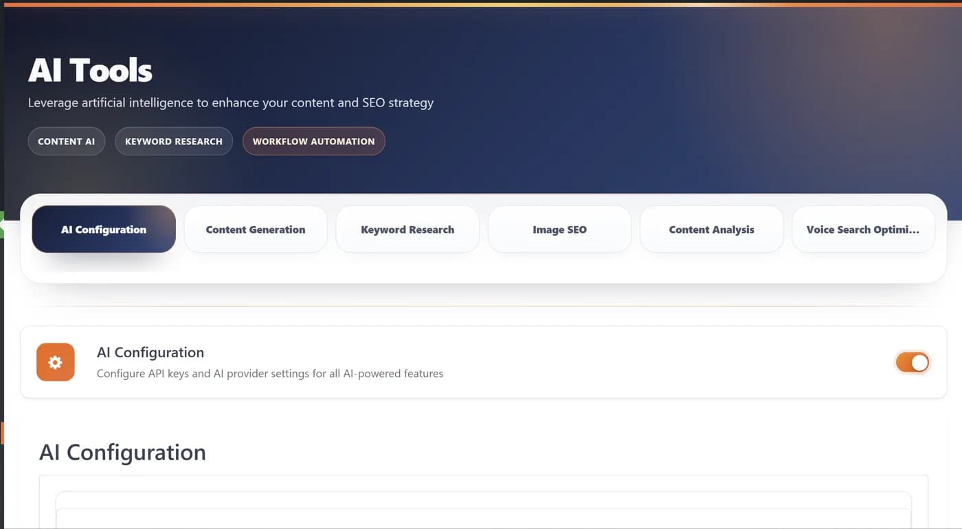 ProRank Content Generation Interface