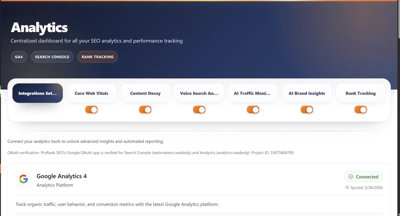 Content Decay Monitor Dashboard